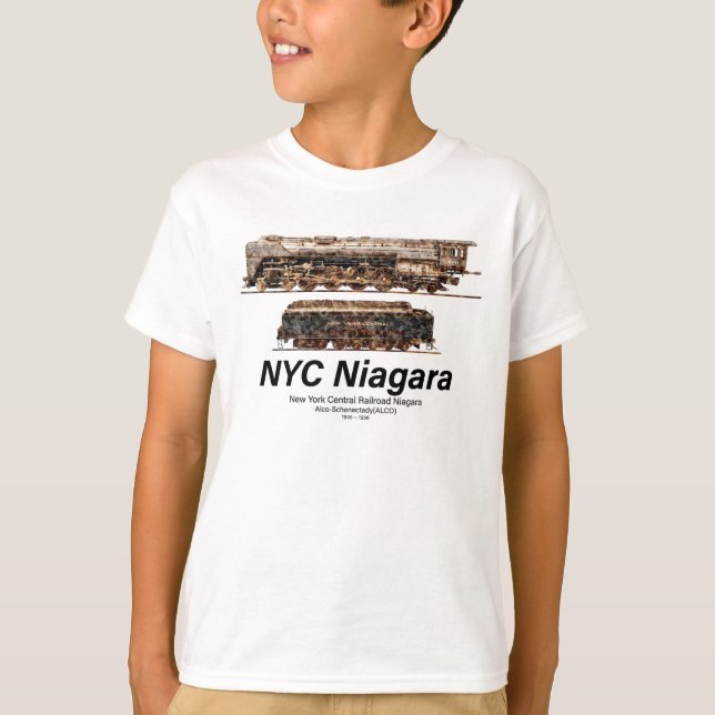 Camiseta NYC Niagara – American Train Steam Locomotive (Anverso)