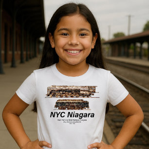 Camiseta NYC Niagara – Locomotora de Vapor de Tren American