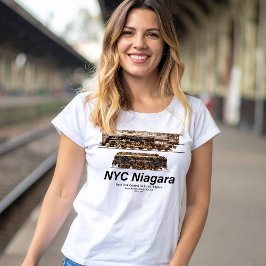 Camiseta NYC Niagara – Locomotora de Vapor de Tren American