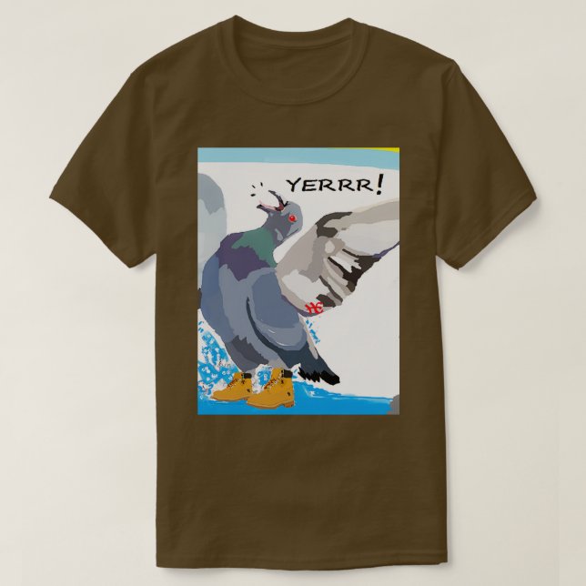 CAMISETA NYC PIGEON (Diseño del anverso)