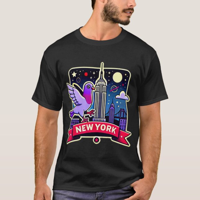 CAMISETA NYC PIGEON 2 (Anverso)
