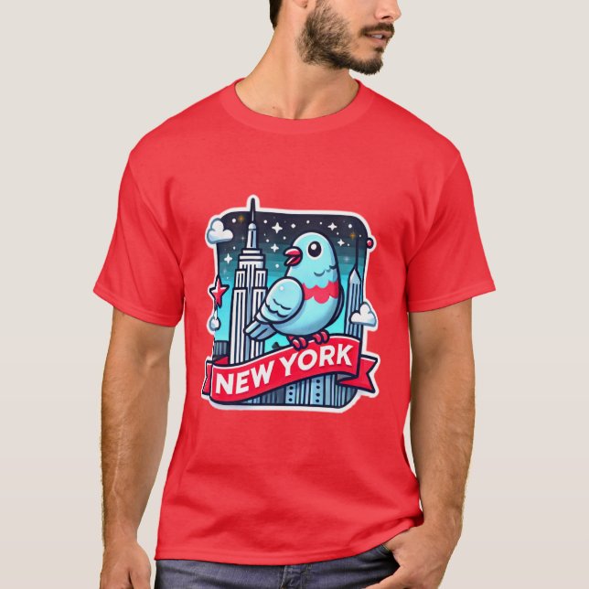 CAMISETA NYC PIGEON 5 (Anverso)