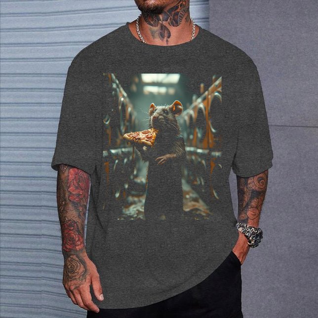 Camiseta NYC "Pizza Rat" Tee, Famous Subway Rat Graphic  (Subido por el creador)