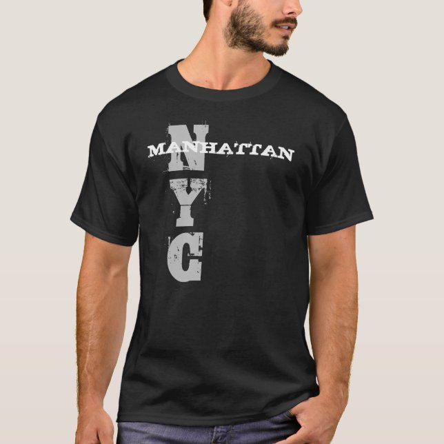 Camiseta Nyc Trendy New York City Manhattan Creative (Anverso)