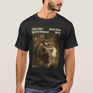 Camiseta Nymphs y Satyr William Adolphe Bouguereau