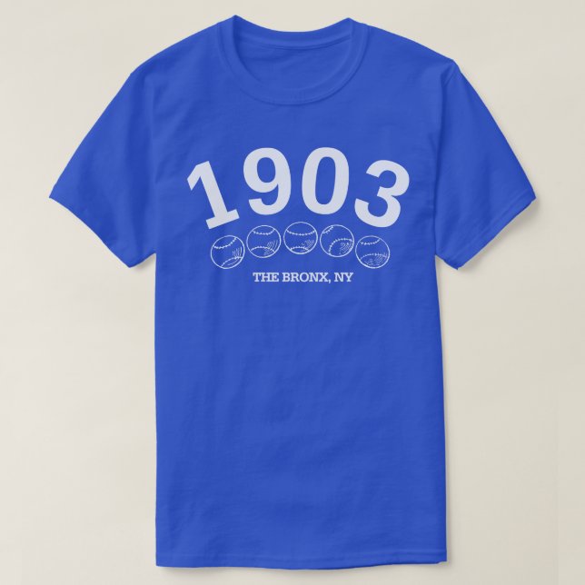 Camiseta NYY TShirt 1903 (Diseño del anverso)