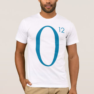 Camiseta O12 azul/frente