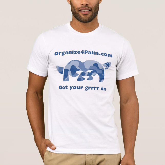 Camiseta O4P - azul del camo - s (Anverso)