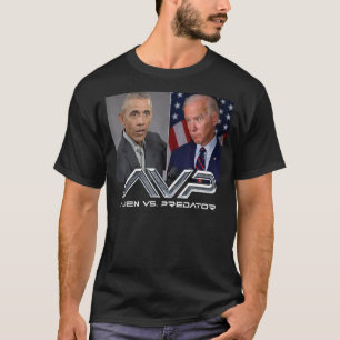 Camiseta O Bama B Iden Avp Alien Vs P Redator