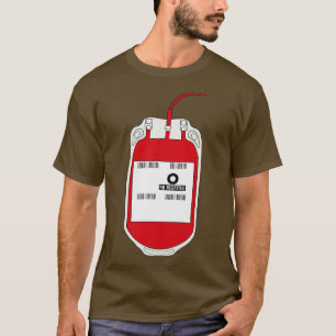 Camiseta O Bolsa de sangre negativa