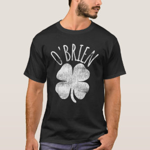 Camiseta O Brien Irish Clover St Patrick Día Fam coincident