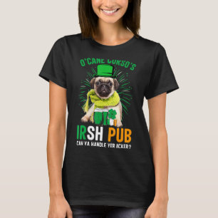 Camiseta O Cane Corso S Irish Pub Funny Pug Dog St Patricks
