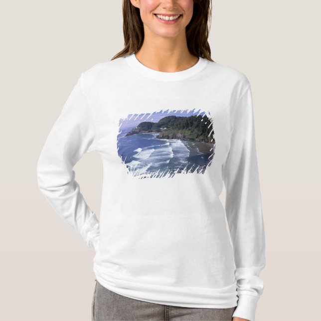 Camiseta O, Costa de Oregón, Faro de Heceta Head, en (Anverso)