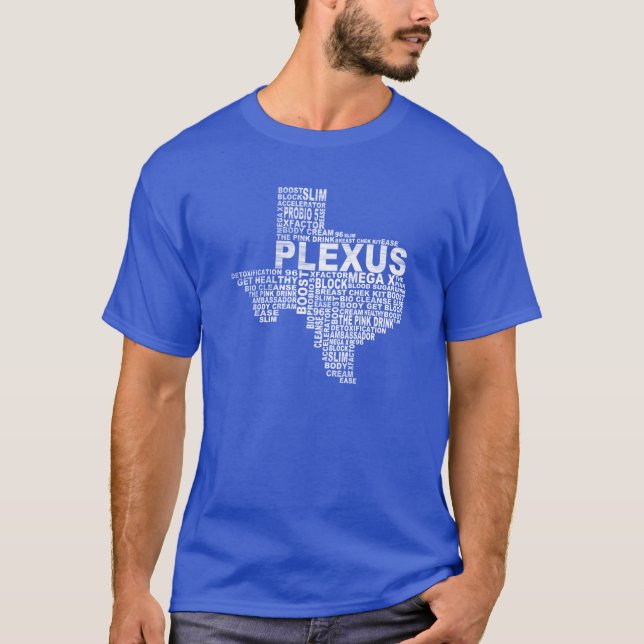 Camiseta o el tanque de Tejas del plexo (Anverso)