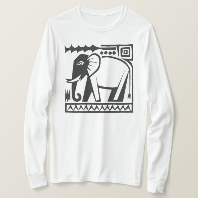 Camiseta O Elefante (Anverso del diseño)