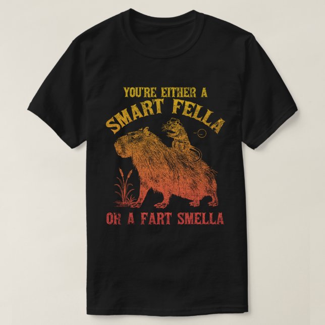 Camiseta O eres un chico inteligente o una imbécil (Diseño del anverso)