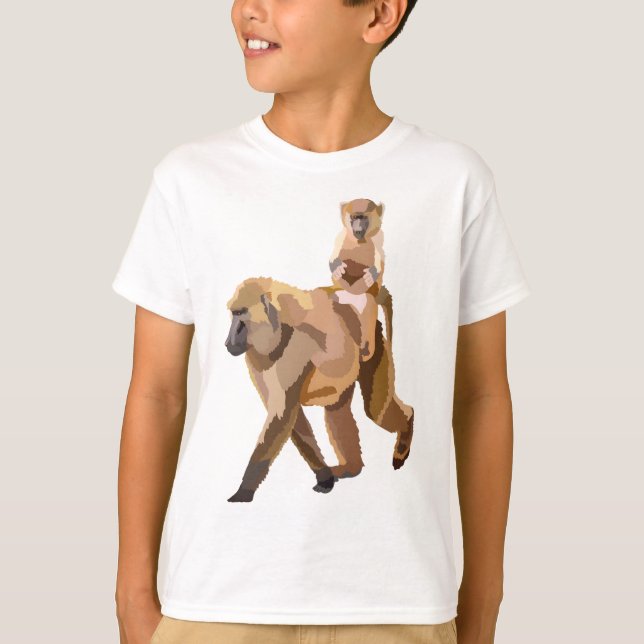 Camiseta O es para Olive Baboon (Anverso)