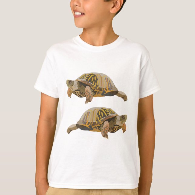 Camiseta O es para Ornate Box Turtle (Anverso)