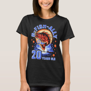 Camiseta O-Fish-Ally 20 años de edad, 20 años de pesca