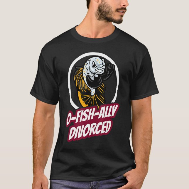 Camiseta O Fish Ally Fiesta de Divorcio  Divorcio (Anverso)