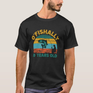 Camiseta O Fisherman, pescador de 50 años, 50 años de edad