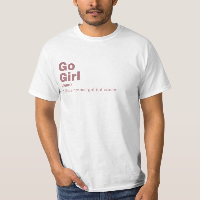 Camiseta o Girl - Go (Anverso)