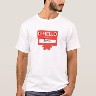 Camiseta O hola, mi nombre es James