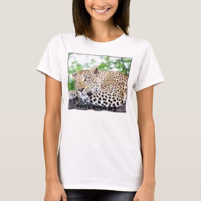 Camiseta o, incluso no intenta (Anverso)