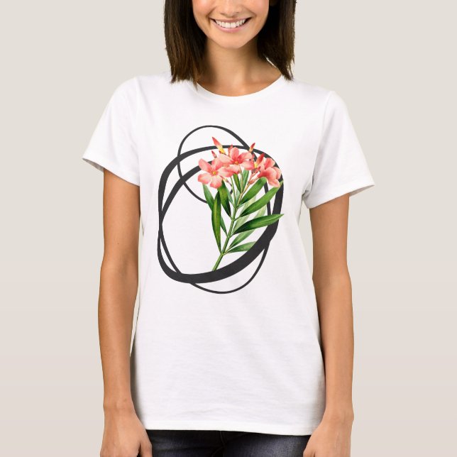 Camiseta O inicial, Oleander V-Shirt (Anverso)