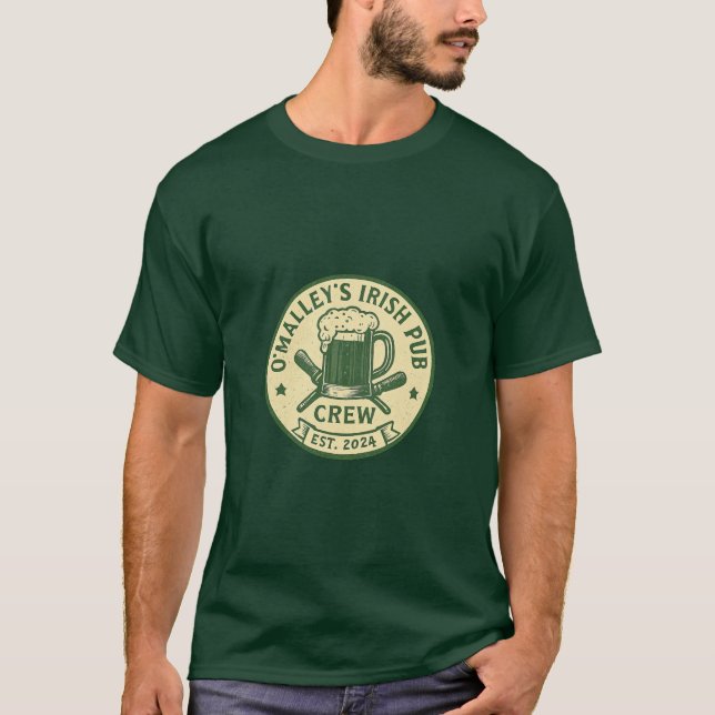 Camiseta O’Malley’s Irish Pub Crew St. Patrick’s Day (Anverso)