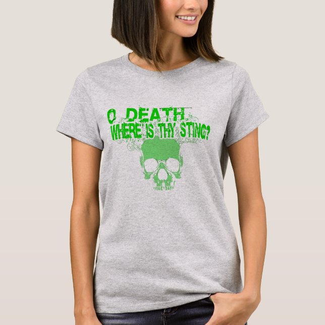 Camiseta O Muerte, ¿Dónde Está Tu Pie? (Anverso)