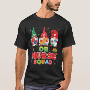 Camiseta O Navidades del Escuadrón de Enfermeras Gnomes Gno