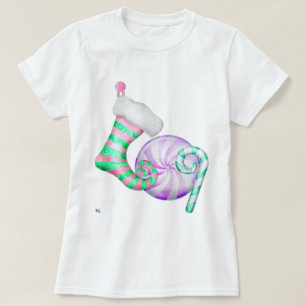 Camiseta O Navidades Whimsey Folk Art