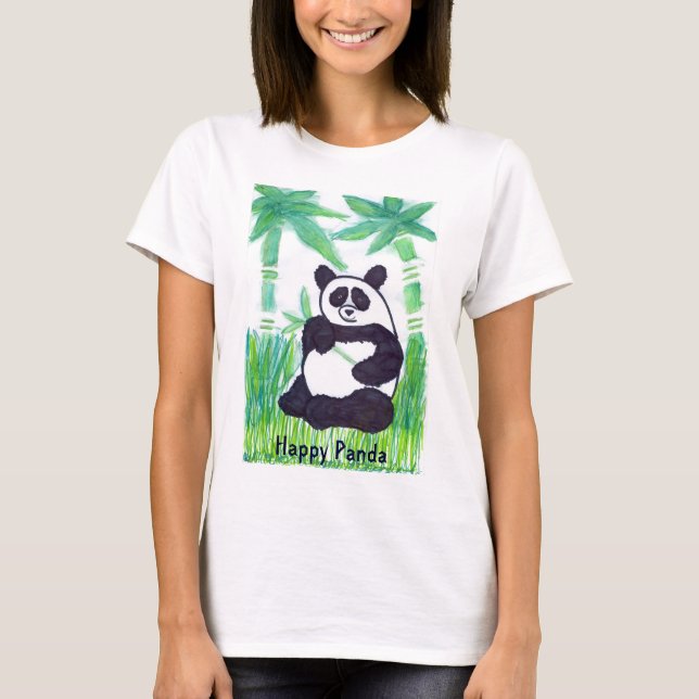 Camiseta O.O. Panda feliz T privado (Anverso)