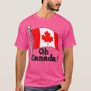 Camiseta O Oh Canadá Bandera Canadiense Hombres Mujeres Niñ
