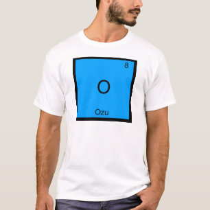 Camiseta O - Ozu Funny Chemistry Element Symbol T-Shirt