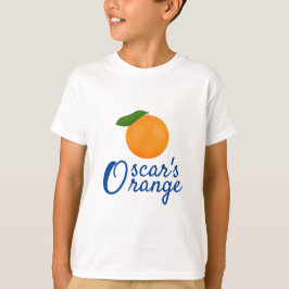 Camiseta O Para Naranja e inicio O