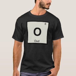 Camiseta O - Símbolo de la tabla periódica de la química de