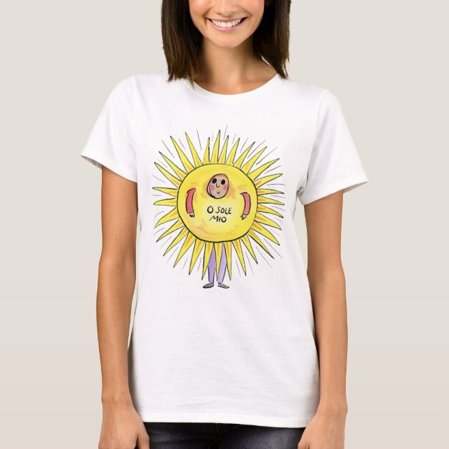 Camiseta O Sole Mio (Anverso)