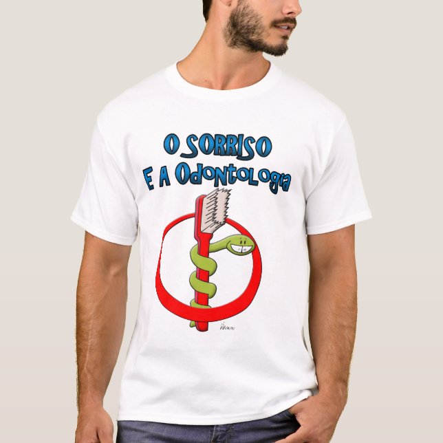Camiseta O Sorriso e a Odontologia (Anverso)
