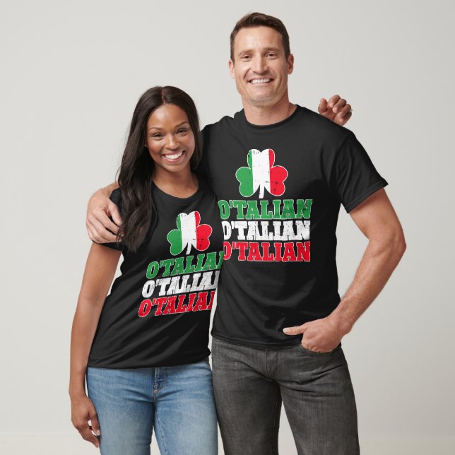 Camiseta O' Talian Green St Patricks Es Italiano (Unisexo)