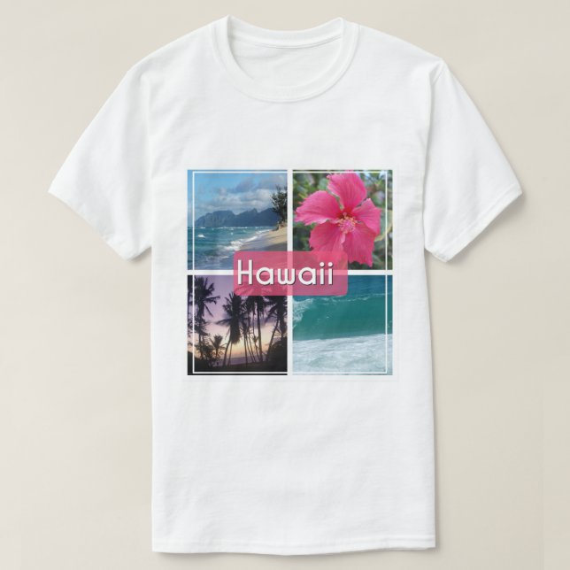 Camiseta Oahu, capa marina de Hawaii (Diseño del anverso)