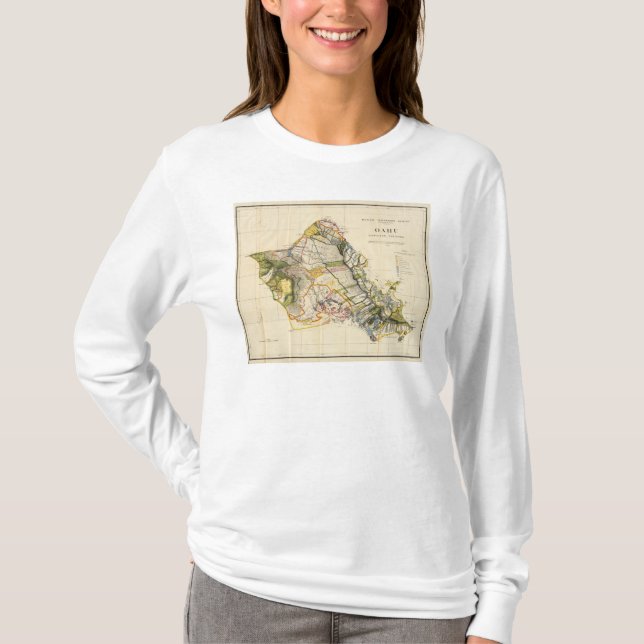 Camiseta Oahu, Hawaii (Anverso)