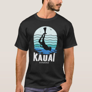 Camiseta Oahu Hawaii Buceo Buceador Buceo Libre Snorkel