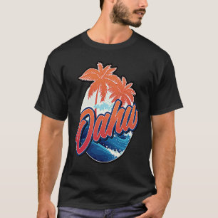 Camiseta Oahu Hawaii Hawaii Vacaciones en Hawái Souvenir Oa