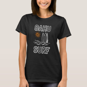 Camiseta Oahu Hawaii Surf Sun And Sea