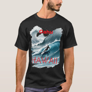 Camiseta Oahu Hawaii Surfing Wave