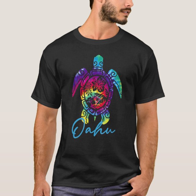 Camiseta Oahu Hawaii Vacaciones 2 (Anverso)