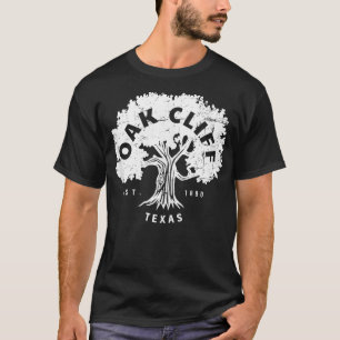Camiseta Oak Cliff Texas Souvenir Retro Oak Tree Graphic Da
