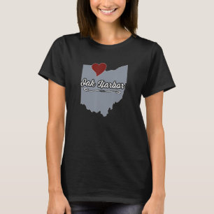 Camiseta Oak Harbor Ohio OH City State Estados Unidos Alumi